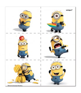 Despicable Me 2 Minions Temporary Tattoos (4 sheets)