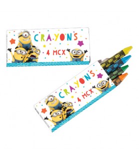Despicable Me 'Minion Fun' 4-Pack Mini Crayons / Favors (12ct)