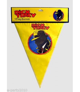 Dick Tracy Vintage Flag Banner (1ct)
