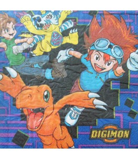 Digimon Vintage 2000 Lunch Napkins (16ct)