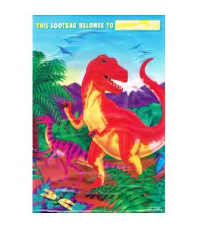 Dinosaur Red Favor Bags (8ct)