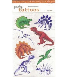 Dinosaur Party Temporary Tattoos / Favors (1sheet)