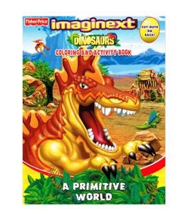 Fisher Price Imaginext Dinosaurs Coloring Book (1ct)