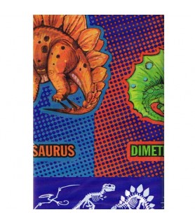 Dinosaurs Pop Art Plastic Table Cover (1ct)