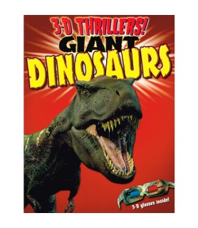 Giant Dinosaurs 3-D Thrillers Activity Book (1ct)