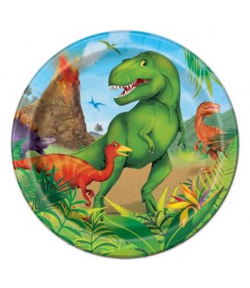 Dinosaur Jungle Small Paper Plates (8ct)