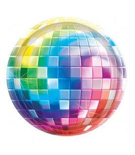 Disco 'Party Time' Extra Large Paper Plates (8ct)