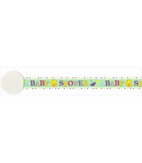 Baby Shower Yellow Duckie Crepe Paper Streamer (30ft)