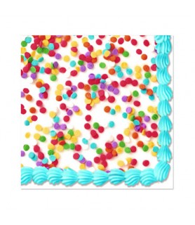 Frosted Cake Small Napkins (16ct)