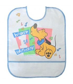 Disney Babies '1st Birthday Tunes' Plastic Bib (1ct)
