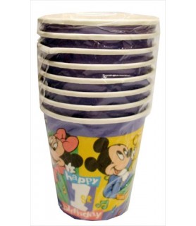 Disney Babies 'Happy 1st Birthday' 9oz Paper Cups (8ct)
