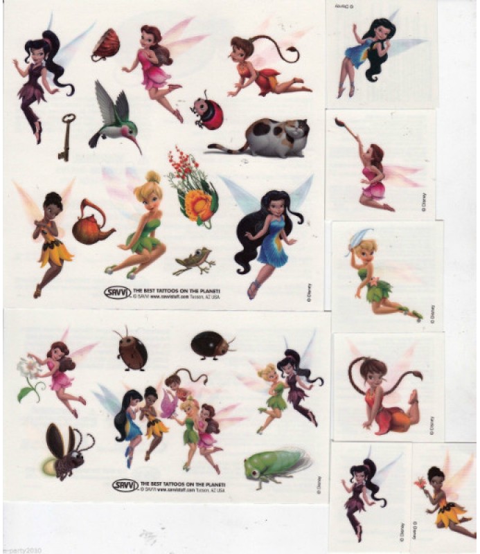 Tinker Bell and the Disney Fairies Temporary Tattoos (25ct)