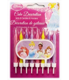 Disney Princess Small Cake Topper Candle Set (1ct)