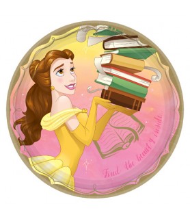Disney Princess 'Once Upon a Time' Belle Large Paper Plates (8ct)