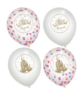 Disney Princess 'Once Upon a Time' Confetti-Filled Latex Balloons (6ct)
