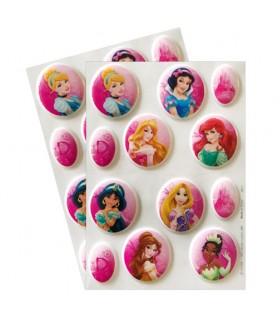 Disney Princess 'Sparkle and Shine' Puffy Stickers (2 sheets)