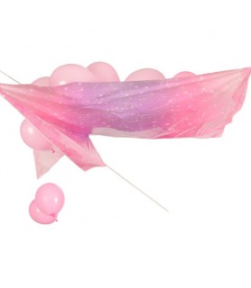 Disney Princess 'Very Important Princess' Plastic Balloon Drop Kit w/ Latex Balloons (17pc)
