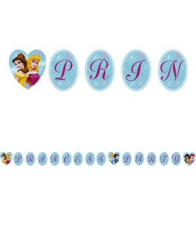Disney Princess Happy Birthday 'Princess Party' Banner (1ct)
