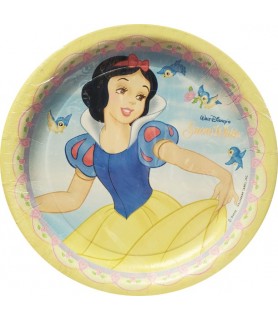 Snow White 'Blue Bird' Small Paper Plates (8ct)