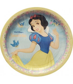 Snow White 'Blue Bird' Large Paper Plates (8ct)