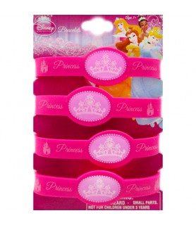 Disney Princess Rubber Bracelets / Wristbands (4ct)