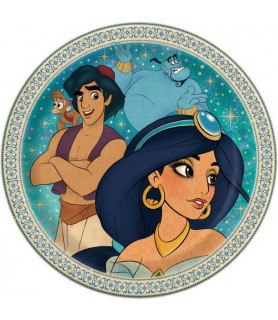 Aladdin Large Paper Plates Unique (8ct)