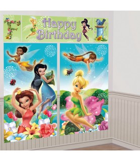 Tinker Bell and the Disney Fairies Wall Poster Decorating Kit (5pc)