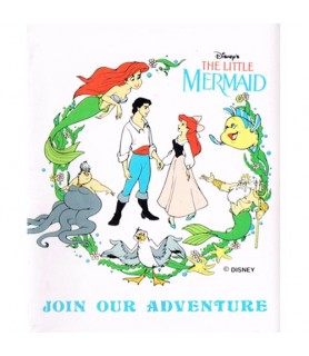 Ariel the Little Mermaid Vintage Invitations w/ Envelopes (8ct)