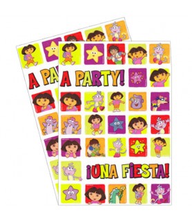 Dora the Explorer 'Fiesta' Stickers (2 sheet