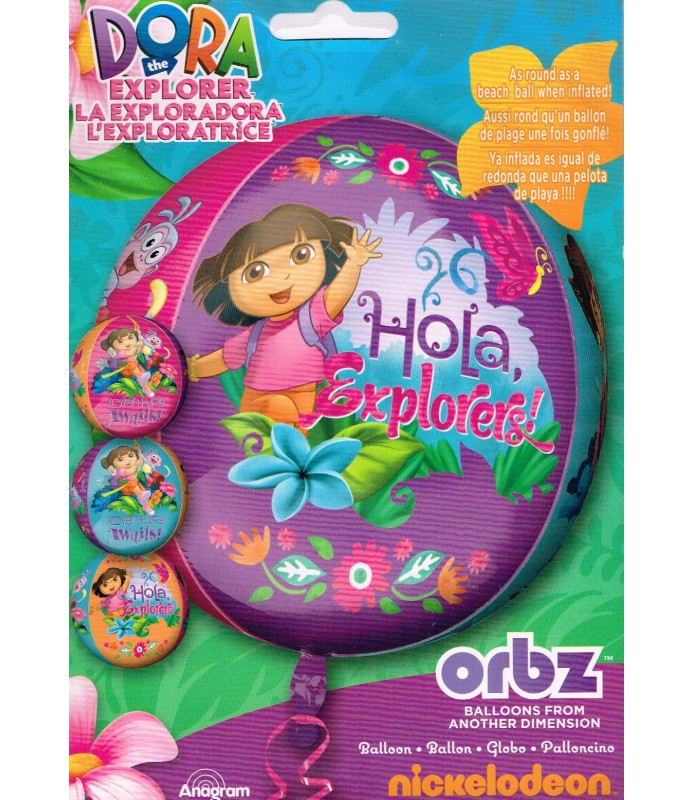 Dora the Explorer Orbz Foil Mylar Balloon