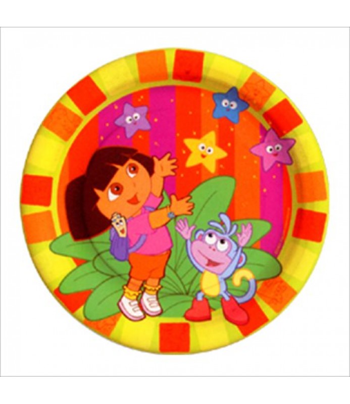LISA FRANK SMALL PAPER PLATES ~ Vintage Birthday Party Supplies