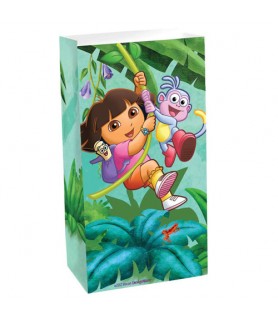 Dora the Explorer 'Floral' Paper Favor Bags (12ct)