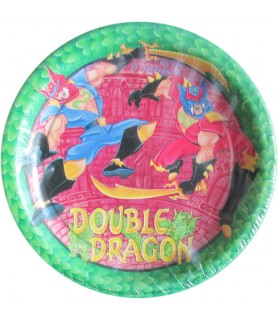 Double Dragon Vintage 1993 Small Paper Plates (8ct)