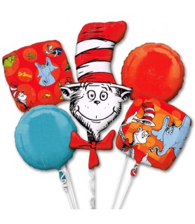 Dr. Seuss 'Polka Dots' Foil Mylar Balloon Bouquet (5pc)