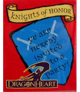 Dragon Heart Invitations w/ Env. (8ct)