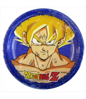 Dragon Ball Z Party PLATES LUNCH Treats Supplies Decoration Loot Asian Boy GOKU 