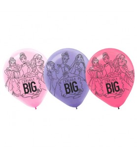 Disney Princess 'Dream Big' Latex Balloons (6ct)
