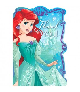Ariel the Little Mermaid 'Dream Big' Thank You Note Set w/ Envelopes (8ct)