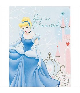 Cinderella 'Dreamland' Invitations w/ Env. (8ct