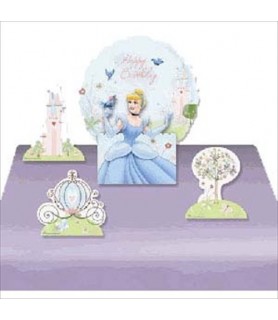 Cinderella 'Dreamland' Mylar Balloon Centerpiece w/ Cutouts (1ct)