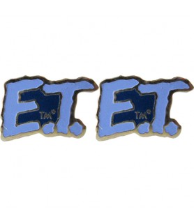 E.T. Vintage 1982 'E.T. Logo' Gold Earrings (1 pair)