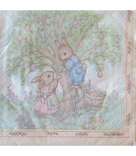 Easter 'Storybook Bunnies' Lunch Napkins (20ct)