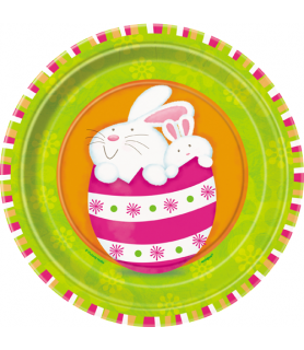 Easter 'Bunny Pals' Small Paper Plates (8ct)