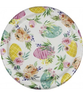 Easter 'Watercolor Pastel' Small Paper Plates (8ct)