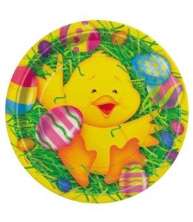 Easter Ducky Small Paper Plates (8ct)