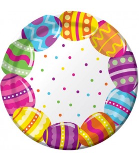 Easter 'Egg Fun' Large Paper Plates (8ct)
