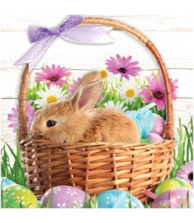 Floral 'Easter Morning' Lunch Napkins (16ct)