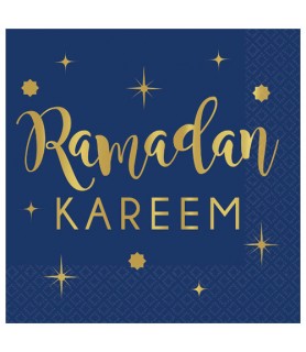 Ramadan 'Eid Mubarak' Small Napkins (16ct)