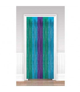 Sparkling Sapphire Foil Door Curtain (1ct)