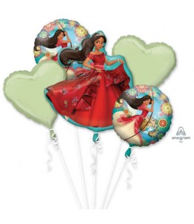 Elena of Avalor Foil Mylar Balloon Bouquet (5pc)